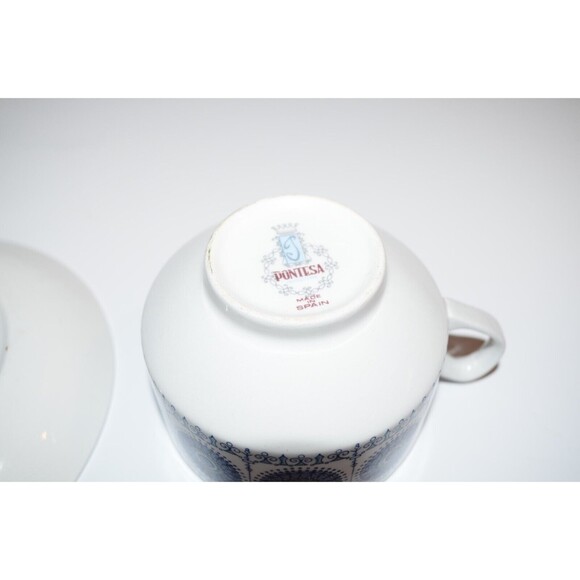 Vtg Pontesa Granada coffee Cup & Saucer Ironstone Castillian replacement - Picture 5 of 7